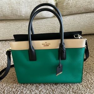 Kate Spade Two Toned Leather Satchel